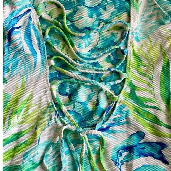 Tommy Bahama Island Cays Sea Fronds Reversible Swimsuit One-Piece Size Large - Picture 8 of 8